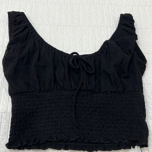 BILLABONG Black Crop Top